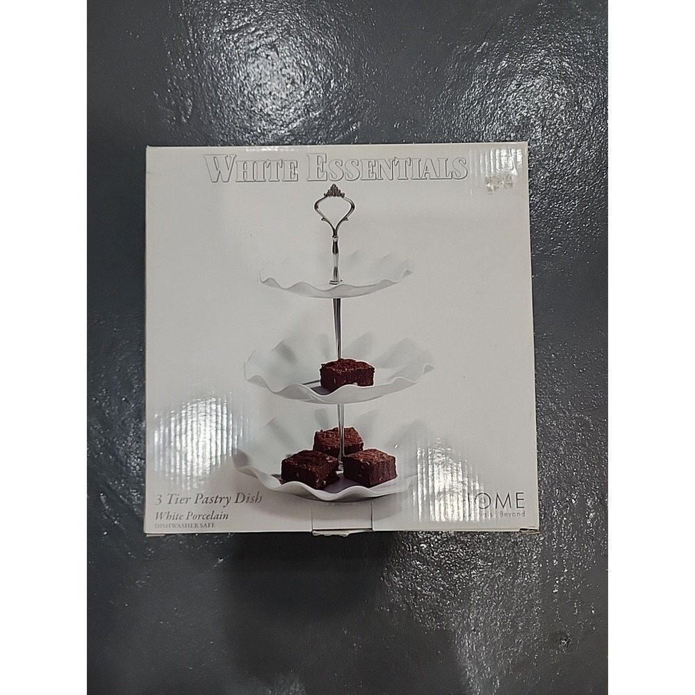 Home Essentials Pastry Dish Unisex OS White Elegant Entertaining elegant party
